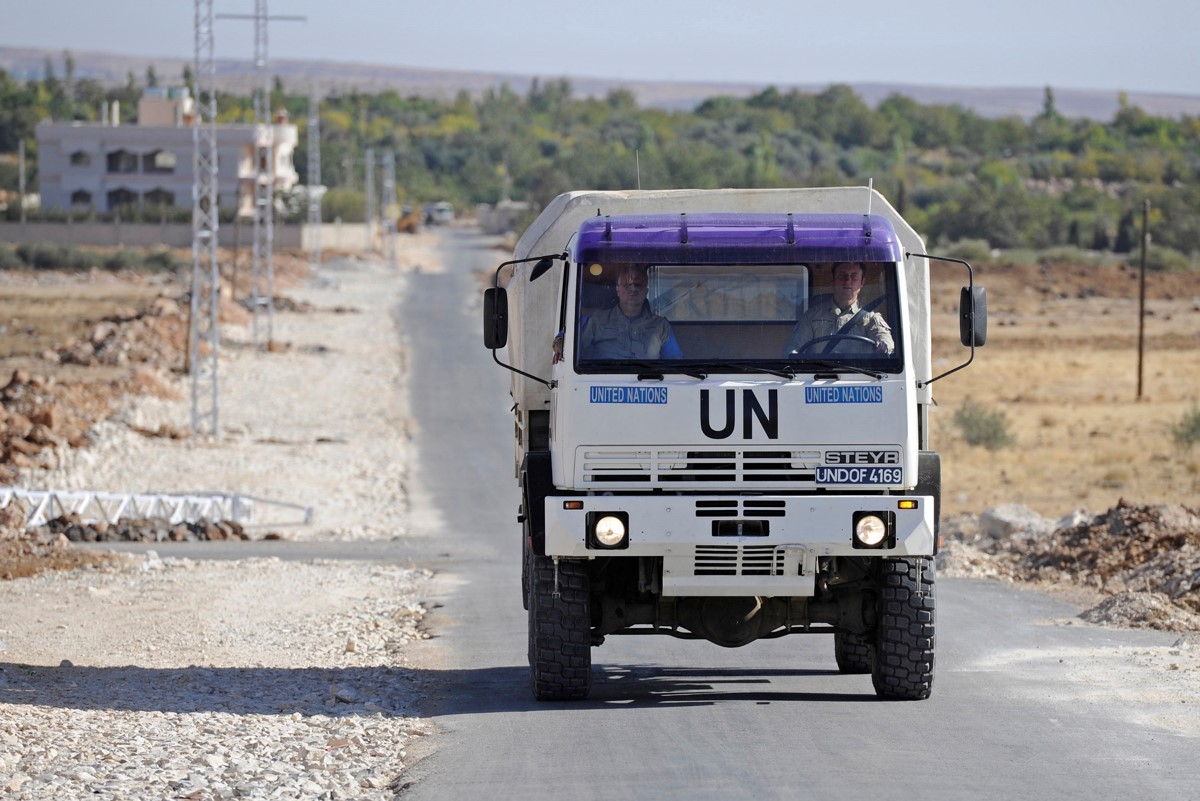Steyr 12 M 18 as part of the Austrian United Nations contingent on the Golan Heights (photo courtesy Austrian Army/UN, Wolfgang Grebien) 