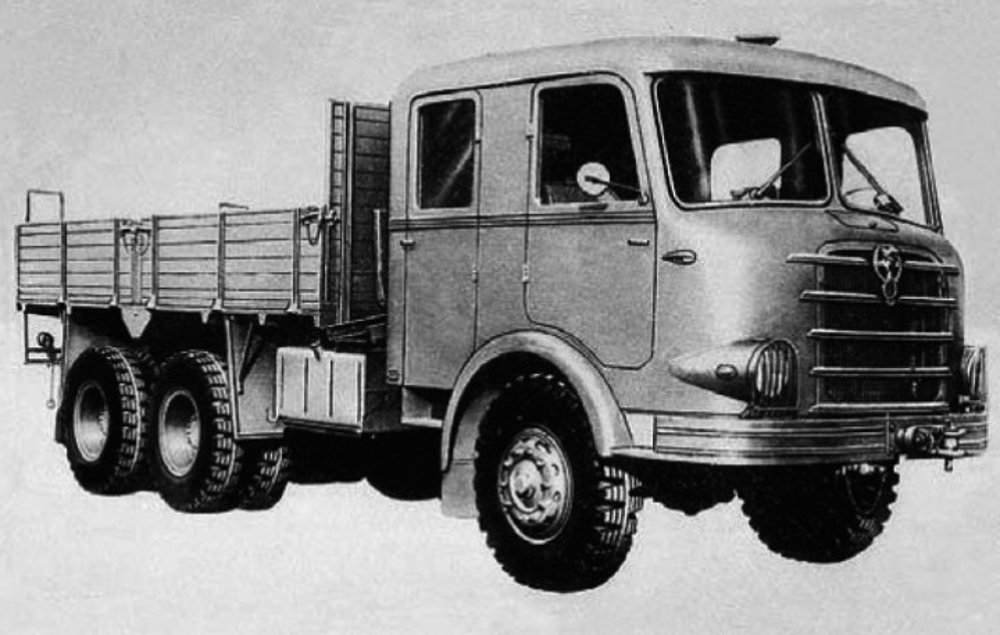 Gräf & Stift ZA 200 with double cab from a contemporary sales brochure