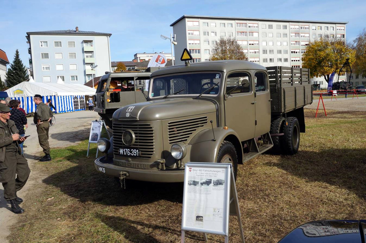 Steyr Type 480 – Austrian Army motorization from the 1950s