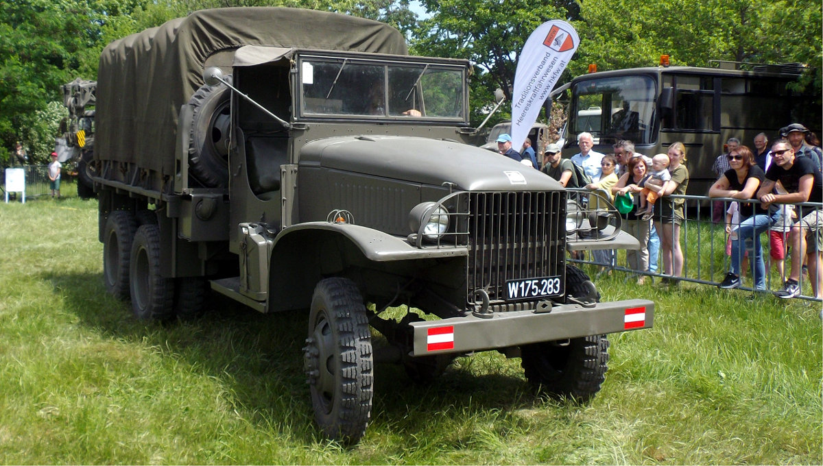 A perfectly preserved GMC CCKW brought by Günter Ctortnik/CAMO