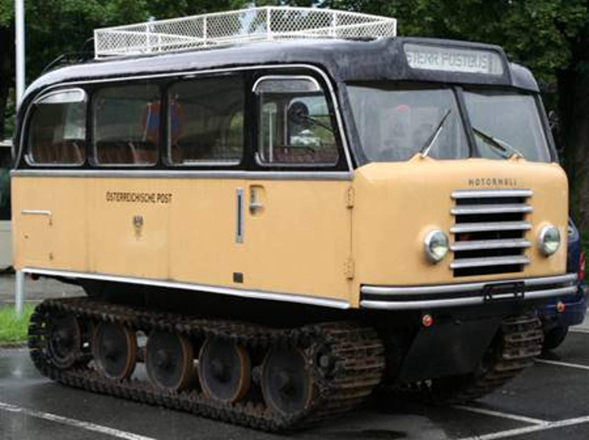 Motormuli of the Austrian Postal Services Coach Museum in Salzburg