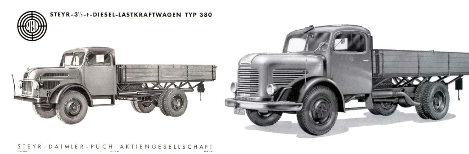 Steyr 380 – der erste Diesel LKW von Steyr nach dem Krieg