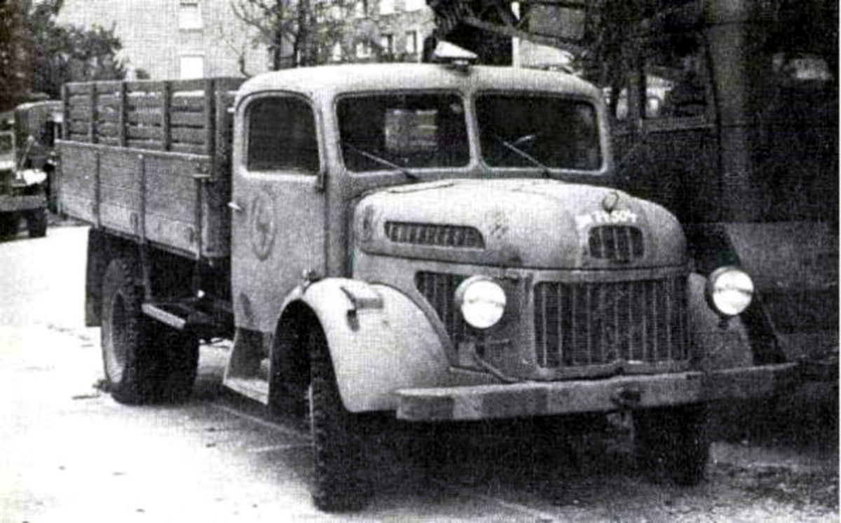 Einer der letzten Steyr 380 des Bundesheeres bei der Ausscheidung in den 1970er Jahren