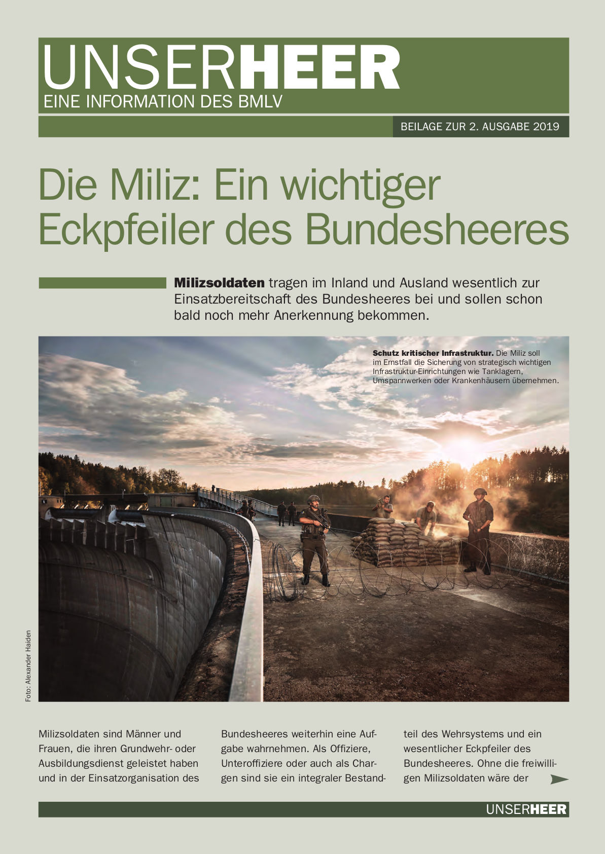 Titelblatt - UNSER HEER - Ausgabe 2/2019