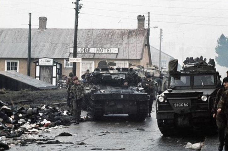 BV202 der Royal Marines in Port Stanley/Falklands