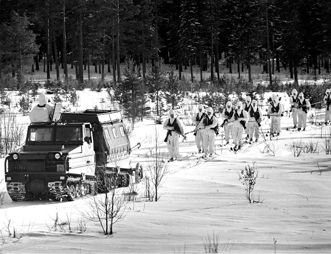 BV202 der schwedischen Armee im Wintereinsatz