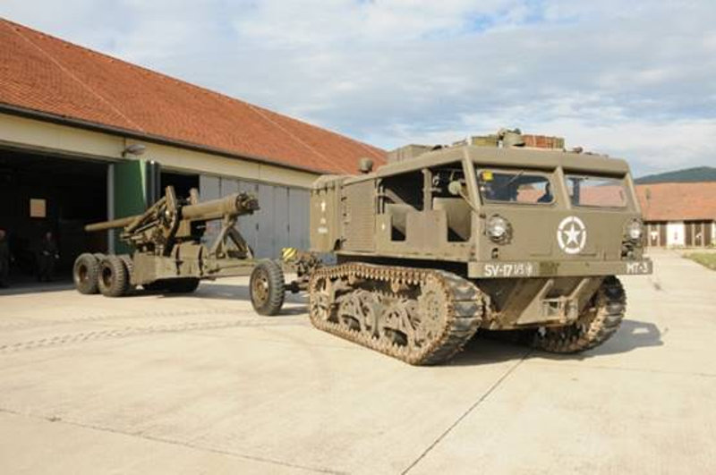 M4 High Speed Tractor mit „Long Tom“ (Bild Strobl/doppeladler.com)
