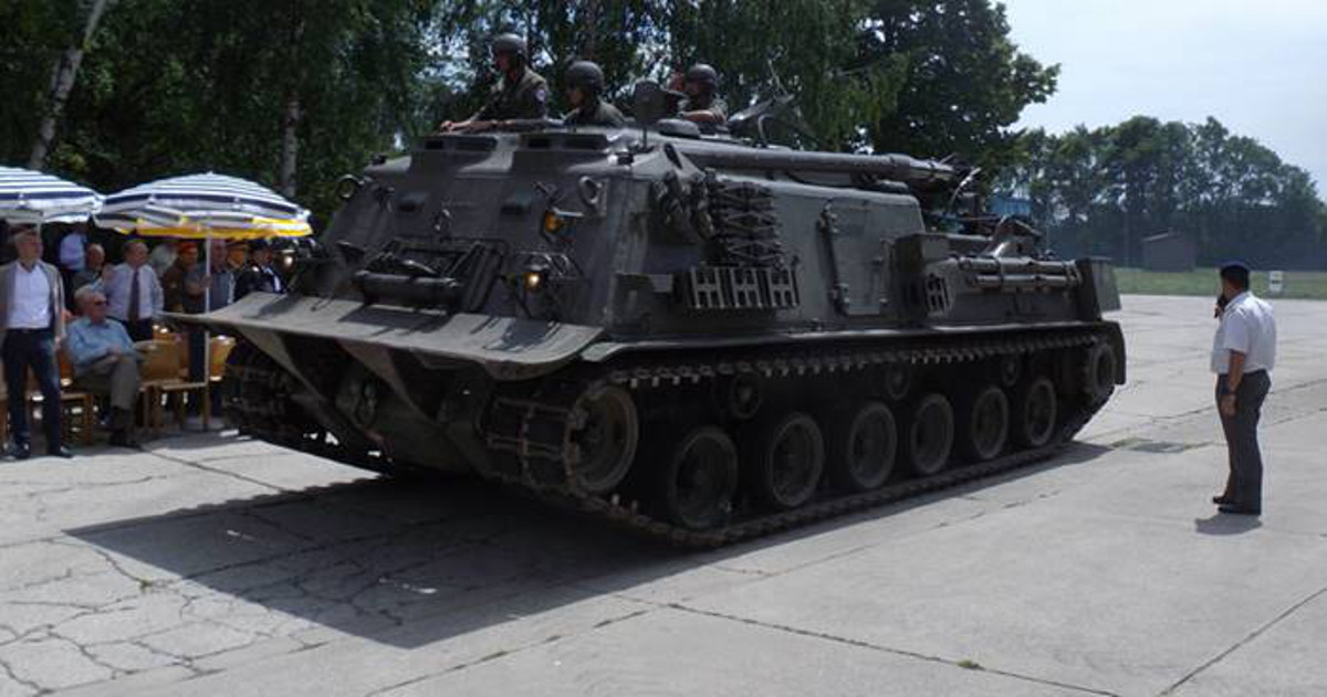 Closing the parade was the Institute’s “Heavy Weight Champion”, the M88 armored recovery vehicle
