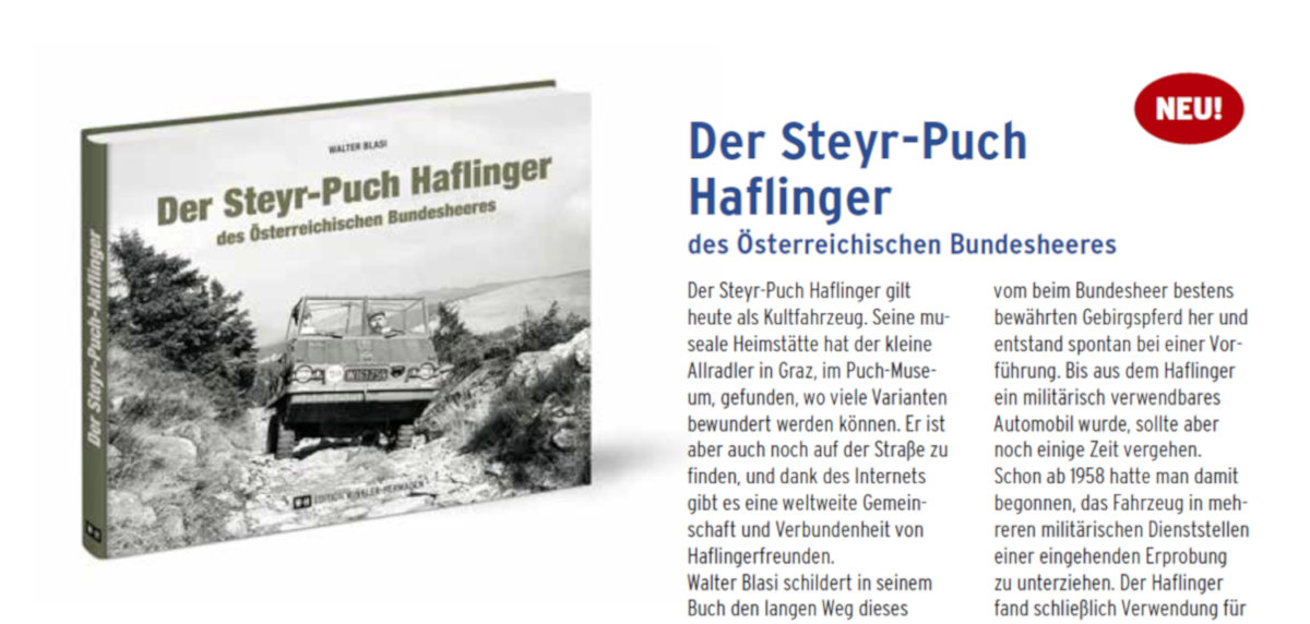 Der Steyr-Puch Haflinger