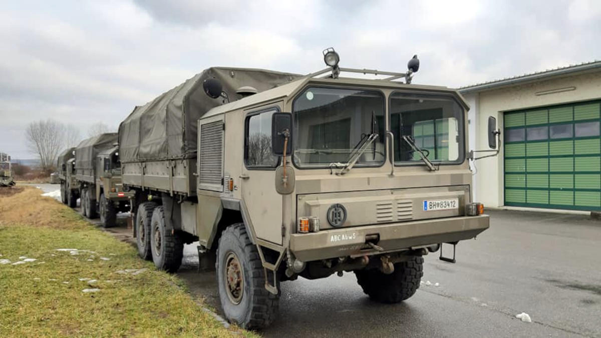 Our vehicle (BH 83412) ready for its last drive to the auction yard