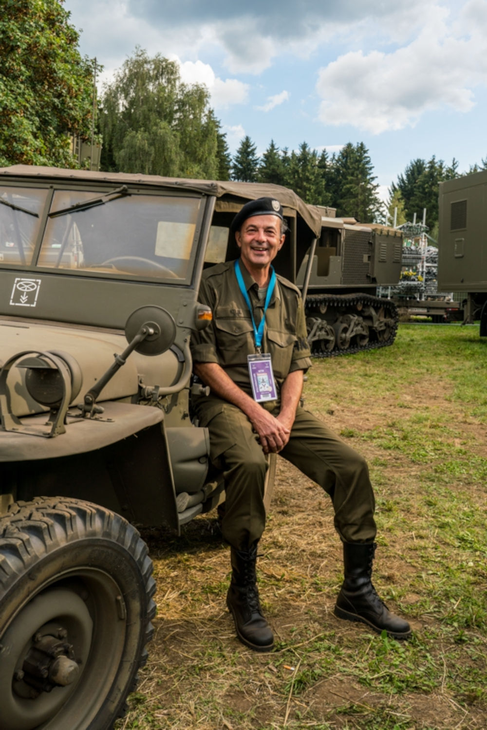 Our two small VIP shuttles (Jeep and Haflinger) were in constant service throughout the show